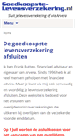 Mobile Screenshot of goedkoopste-levensverzekering.nl